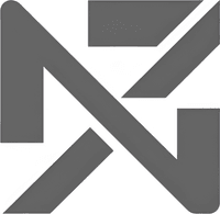 Минималистичный абстрактный логотип компании Юрбол в серых тонах на белом фоне